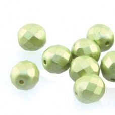 Fire Polish 4mm Pastel Lime 38 Bds/st-6st/bg