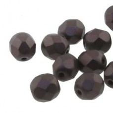 Fire Polish 4mm Pastel Bronze 38 Bds/st-6st/bg