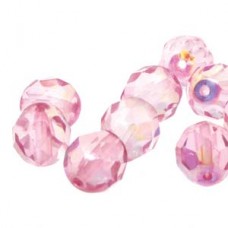 4mm Round Lilac Rose 38 Bds Per Strand