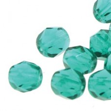 4mm Round Teal Prcd Per 100