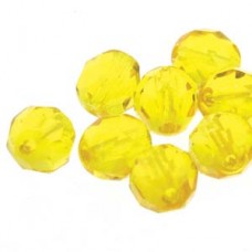 4mm Rd Yellow Amber Apprx 38 Bead Per Strand