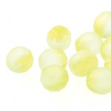 4mm Round Lemon Matte Prcd Per 100