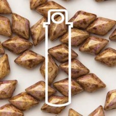 Gemduo 8x5mm Chalk Senegal Brown 8+ Gm/tb