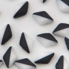 Gemduo 8x5mm Duet Blk/wht Matt 100 Gm/bg