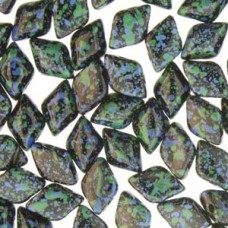 Gemduo 8x5mm Jet Blue Confetti 100gm/bg