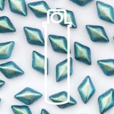 Gemduo 8x5mm Polychrome Mint Chocolate 8+ Gm/tb