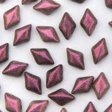 Gemduo 8x5mm Polychrome Plum 100gm/bg