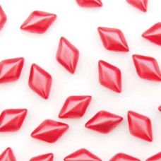 Gemduo 8x5mm Pastel Dk Coral 100gm/bg