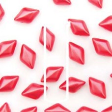 Gemduo 8x5mm Pastel Dk Coral 8+ Gm/tb