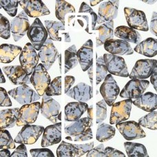 Gemduo 8x5mm Gold Splash Montana 8+ Gm/tb