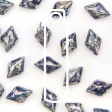 Gemduo 8x5mm Navy Picasso 8+ Gm/tb