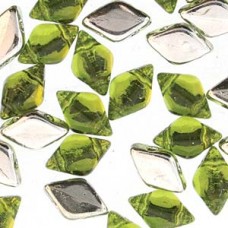 Gemduo 8x5mm Backlit Olivine 100gm/bg