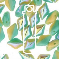 Gemduo 8x5mm Duet Gtq Ivory Ab 8+ Gm/tb