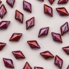 Gemduo 8x5mm Coral Red Nebula 100 Gm/bg