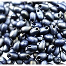 Long Drop 3 X 5.5mm Matte Met Silver Grey-250 Gm/bg (2002)