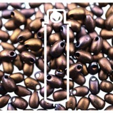 Long Drop 3 X 5.5mm Matte Met Copper-apprx 25 Gm/tb (2005)