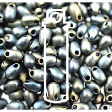 Long Drop 3 X 5.5mm Matte Met Green Iris-apprx 25 Gm/tb (2008)