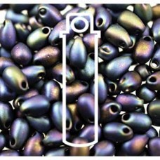 Long Drop 3 X 5.5mm Matte Black Ab-apprx 25 Gm/tb (401FR) Long Drop 3 X 5.5mm Matte Black Ab-apprx 25 Gm/tb (401FR)