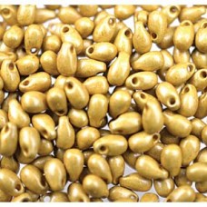 Long Drop 3 X 5.5mm Galv Gold Matte-250 Gm/bg (4202F)