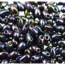 Long Drop 3 X 5.5mm Met Dk Blue Iris-250 Gm/bg (452) Long Drop 3 X 5.5mm Met Dk Blue Iris-250 Gm/bg (452)