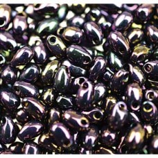 Long Drop 3 X 5.5mm Metallic Purple Iris-250 Gm/bg (454) Long Drop 3 X 5.5mm Metallic Purple Iris-250 Gm/bg (454)