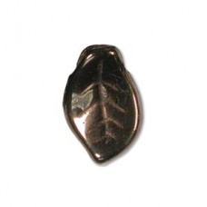 Leaf 9x14mm Dk Bronze Prcd Per 100