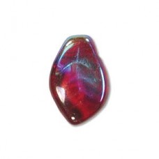 Leaf 9x14mm Garnet Ab Prcd Per 100