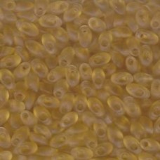 Long Magatama 4x7mm Matte Tr Lt Topaz-100gm (132F)