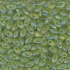 Long Magatama 4x7mm Mat Tr Chartreuse Ab-100gm (143FR)