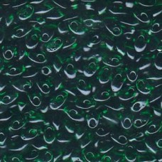 Long Magatama 4x7mm Tr Green-100gm (146)