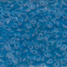Long Magatama 4x7mm Matte Tr Aqua-100gm (148F)