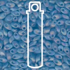 Long Magatama 4x7mm Matte Tr Aqua Ab-aprx 8.5gm (148FR)