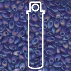 Long Magatama 4x7mm Matte Tr Sap Ab-aprx 8.5gm (150FR)