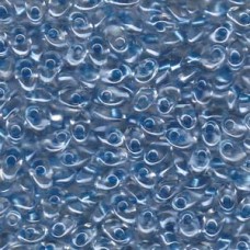 Long Magatama 4x7mm Spkl Sky Bl Lnd Crys-100gm (1529)