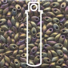 Long Magatama 4x7mm Nickel Plated Ab-8.5 Gm/tb (190FR)