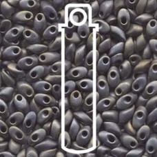 Long Magatama 4x7mm Matte Met Silver Grey-8.5 Gm/tb (2002)