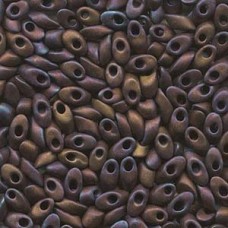 Long Magatama 4x7mm Matte Met Dk Rasp-100gm (2005)