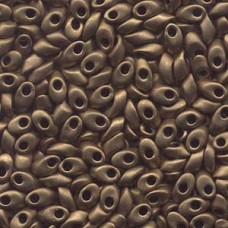 Long Magatama 4x7mm Matte Mtlc Dk Bronze 100gm/bg (2006)