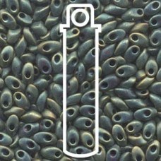 Long Magatama 4x7mm Matte Met Patn Iris-aprx 8.5gm (2008)