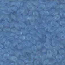 Long Magatama 4x7mm Matte Tr Lt Sapphire-100gm (2105F)
