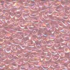 Long Magatama 4x7mm Pink Lnd Crystal Ab-100gm (2144)
