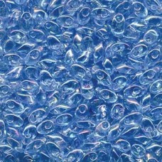 Long Magatama 4x7mm Pale Aqua Ab-100 Gm Bag (260)