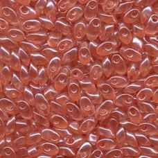 Long Magatama 4x7mm Peach Trans-100 Gm Bag (3507)