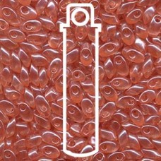 Long Magatama 4x7mm Peach Trans-8.5 Gm/tb (3507)