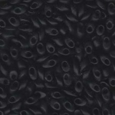 Long Magatama 4x7mm Matte Black-100gm (401F)