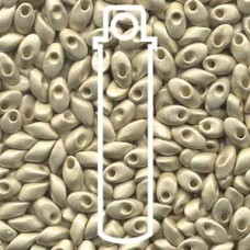 Long Magatama 4x7mm Glav Silver Matte-8.5 Gm/tb (4201F)