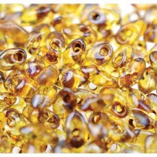 Long Magatama 4x7mm Picasso Saffron Trans-100 Gm/bg (4501)