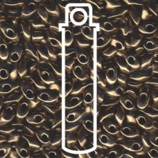 Long Magatama 4x7mm Met Dk Bronze-aprx 8.5gm (457)