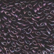 Long Magatama 4x7mm Met Dk Raspberry-100gm (460)