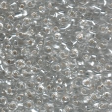 Magatamas 4mm Japanese 250 Gm Silver Lined Crystal (1)